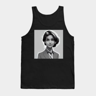 Female scientist | Comics style Tank Top